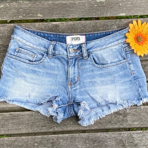 PINK Victoria's Secret Pants - PINK Victoria’s Secret denim cutoff shorts